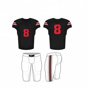 Uniformes de fútbol americano unisex de alta calidad: camisetas de fútbol de poliéster con impresión de nombre personalizado - Product Image 4