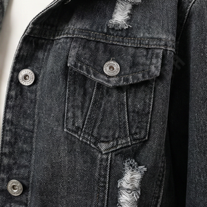 เสื้อแจ็คเก็ตแฟชั่นลำลองผู้ชายปี 2025 ผ้าฝ้าย 100% ลายเรียบ สไตล์ตรง ทันสมัย เหมาะกับฤดูหนาว ดีไซน์แบบยีนส์ ให้ทั้งสไตล์และความสบาย - Product Image 5