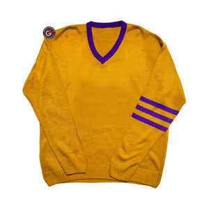 Wholesale Omega Embroidery Fraternity Men Acrylic <b>Cardigans</b> | Fraternity Embroidered Men Custom Style <b>Cardigan</b> Sweater - Product Image 1