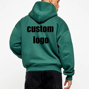 Hombres de alta calidad de algodón grueso pesado francés Terry Pullover Hoodie personalizado Drop Shoulder Oversized Hoodie para hombres - Product Image 5