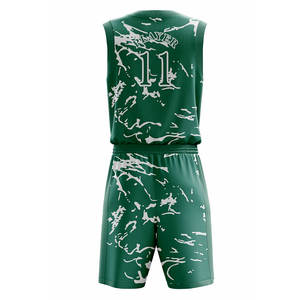 ชุดบาสเกตบอลผ้านุ่มใส่สบายระบายอากาศได้ดีโลโก้ออกแบบได้ตามต้องการ - Product Image 6