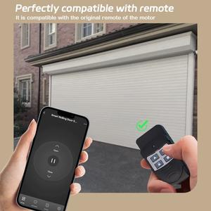 Interrupteur de porte de garage intelligent WiFi standard UE, panneau en verre trempé, Smart Life pour application, design moderne de luxe, garantie de 2 ans - Product Image 5