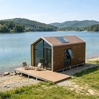 Maison modulaire préfabriquée hivernale style ranch, 1 chambre, 30-200m², type barndominium, ferme préfabriquée