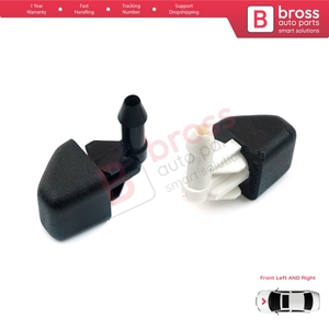 BSP522 Buse de pulvérisation d'eau pour lave-glace avant gauche et droit pour 9 11 1981-2001 7700728063 7700728064 - Product Image 4