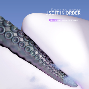 Vibratore Bullet Ricaricabile Impermeabile Sex Toy Alieno per Masturbazione Femminile Stimolatore Clitorideo con Display LCD <span class=keywords><strong>Dildo</strong></span> a Tentacolo di Polpo - Product Image 4