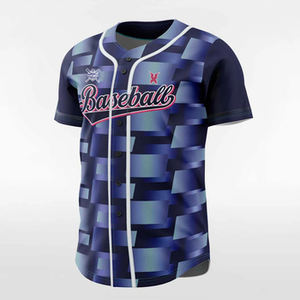 Maillot de baseball vierge à manches courtes pour la mode en gros, personnalisable par sublimation, uniforme de baseball économique - Product Image 4