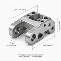 Pièces en acier inoxydable usinées sur commande par CNC avec services de fraisage pour équipements mécaniques OEM et matériel industriel