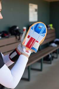 Guantes protectores de muñeca transpirables para mano derecha con diseño de logotipo personalizado, manoplas de béisbol juveniles para deslizamiento, alta calidad, color personalizado ONYX - Product Image 4