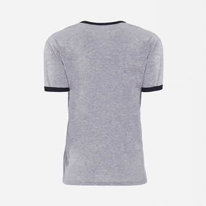 Camiseta Unisex Next Level con Ribete en Contraste, Talla XS, Color NEGRO/NATURAL, Camiseta de Hombre de Alta Calidad, Material Jersey Informal y Deportivo, Talla Grande - Product Image 4