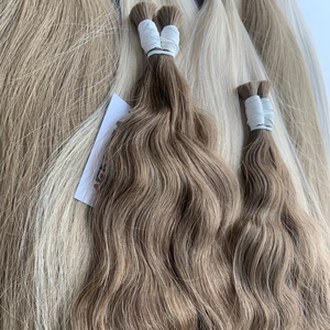 Prix usine Extensions de cheveux en vrac Cheveux vietnamiens Double noyer 100 grammes Toutes les couleurs 18 pouces - Product Image 1