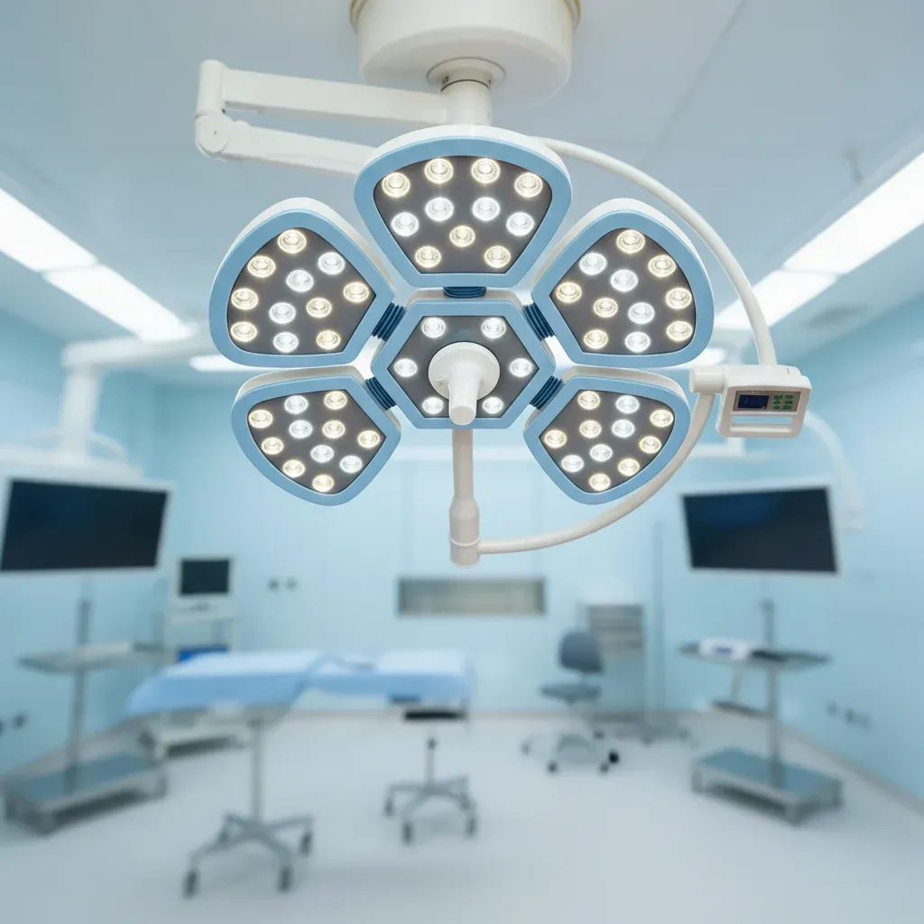 FLOWER LED700 Medical Petal-shaped Shadowless Operating Lamp Ceiling Mounted Surgery Room Lamp Operating Light