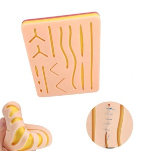 Tampon de suture à 3 couches de haute qualité avec plaies de peau humaine Grand matériau en silice Source d'alimentation manuelle Prix bas en gros en stock - Product Image 2