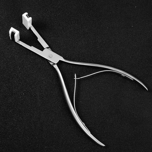 Outils de pose d'extensions capillaires de haute qualité : Pince à extensions à surface plane pour pointes de rallonges - Product Image 2