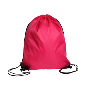 Sac à dos en polyester de haute qualité Sac de sport Sacs à cordon étanches avec logo personnalisé - Product Image 1