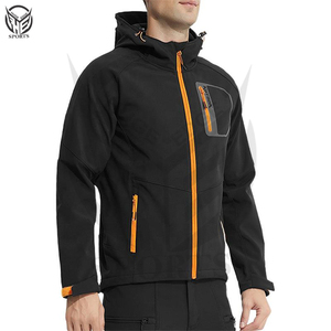 En gros 2025 hommes léger col montant à capuche réversible écologique veste de pluie résistant à l'eau coupe-vent conception pour - Product Image 4