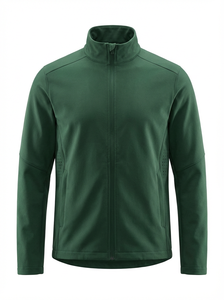 แจ็กเก็ตผ้านิ่มสำหรับผู้ชายเสื้อโค้ทแขนยาวกันลมกันน้ำสีพื้นสำหรับผู้ชายออกแบบได้ตามต้องการ - Product Image 5