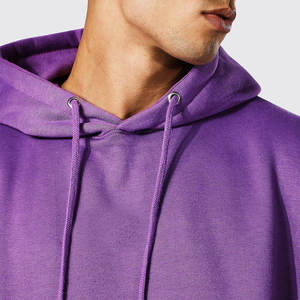 Top Trending New Fashion 380G Cotton Heavyweight Color sólido Oversized Drop Shoulder Hoodie para hombres - Product Image 5