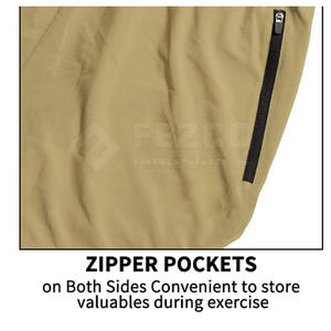 กางเกงขาสั้นสำหรับวิ่งออกกำลังกายสำหรับผู้ชายกางเกงเอวยางยืดระบายอากาศวัสดุโพลีเอสเตอร์/ คอตตอนสีทึบแฟชั่นใหม่2025โลโก้ได้ตามต้องการ - Product Image 6