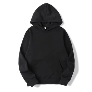OEM personalizado de alta calidad suave polvoriento sólido cordón canguro bolsillo Sudadera con capucha básica Sudadera con capucha - Product Image 2
