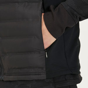 Chaleco cálido informal de invierno para hombre, transpirable y resistente al viento, cierre de cremallera Reversible, acolchado, sin mangas, ropa exterior de poliéster - Product Image 4