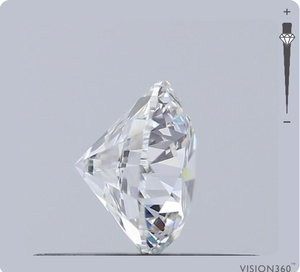 Pour GIA certifié 0.40 carat F couleur SI1 clarté diamant de forme ronde naturelle pour la fabrication de bijoux diamants en vrac - Product Image 2