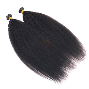 Extensiones de cabello humano con punta I recta rizada vietnamita, rizo italiano profundo suelto, Color Natural, donante único, precio al por mayor - Product Image 2