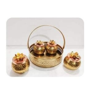 Uso de tarro de frutas secas decorativas de estilo americano para regalos de negocios en el hogar y decoración de Diwali de buena calidad - Product Image 5