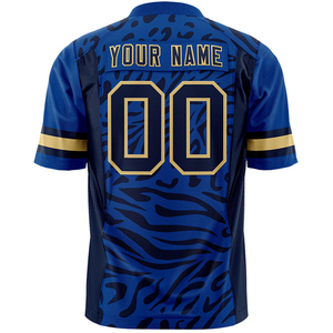 Maillot de football américain 100 % polyester pour sports de plein air, personnalisable, pour équipes, OEM, grandes tailles, antibactérien, séchage rapide, vente en gros - Product Image 2