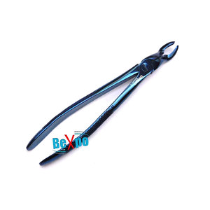 Kit de pinces d'extraction dentaire lot de 10 pièces en acier de couleur bleu titane fabriqué par Bexpo - Product Image 5