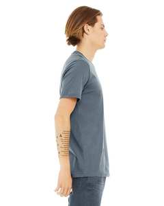 Bella toile t-shirts 3001 CVC unisexe blanc promotionnel t-shirt 50/50 poly mélange personnalisé coton polyester t-shirt - Product Image 2