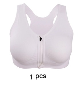 สปอร์ตบราสำหรับผู้หญิงระดับมืออาชีพเสื้อแห้งเร็วมีซิปปรับได้ระบายอากาศได้กันกระแทกสำหรับวิ่งยิมสไตล์เรียบง่าย - Product Image 2