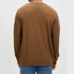 Personnalisé prix de gros hommes O cou hiver solide sweats à capuche décontracté respirant grande taille sweats 2026 - Product Image 4