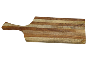 Planche à découper rectangulaire en bois royale de finition naturelle pour l'utilisation de vaisselle de cuisine de coupe de légumes - Product Image 1