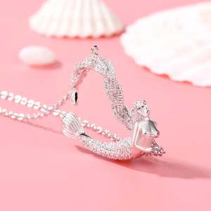 จี้เงินแท้รูปนางเงือกจาก Jeulia Ocean's Light ของขวัญวันวาเลนไทน์ - Product Image 5