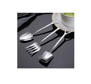 Unique Shovel Scoop Stainless Steel Spoon Dessert Watermelon Kitchen Tableware Bar <b>Tool</b> Shovel Spoon - Product Image 2