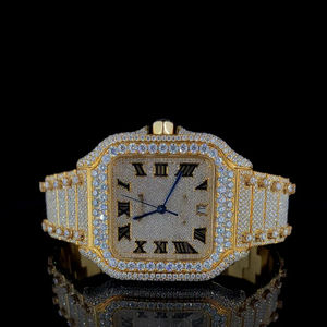 Top High Quality Fully Iced Out Branded <b>Watch</b> vvs Moissanite Diamond Hip Hop Jewelry 925 silver Material <b>Other</b> Jewelry - Product Image 5