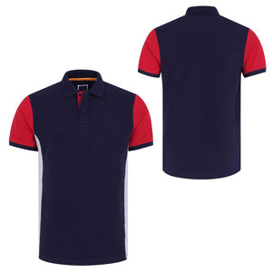 Polos personalizados de alta calidad para hombres 100 algodón manga corta verano venta al por mayor uniforme de oficina Camisa lisa OEM ODM - Product Image 3