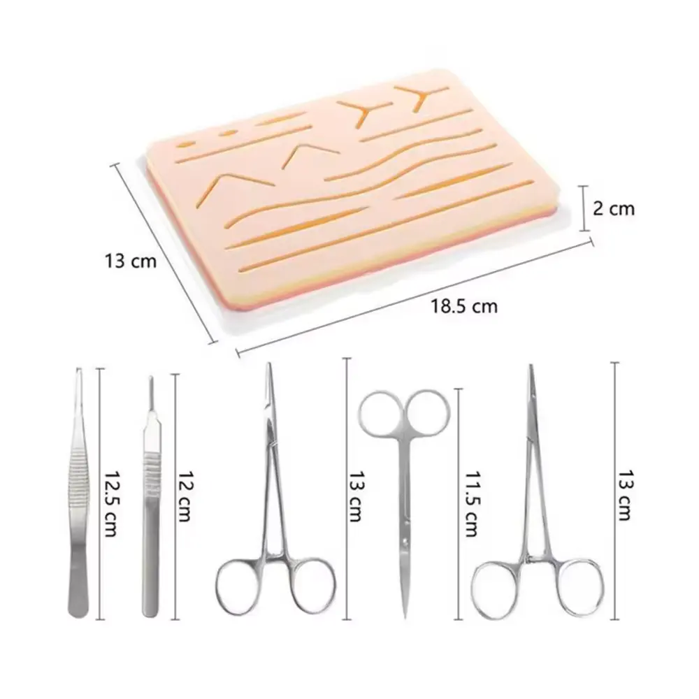 Stainless Steel 14 Pieces Advances Surgical kits With Tweezers Forceps Scalpel Handle And Other