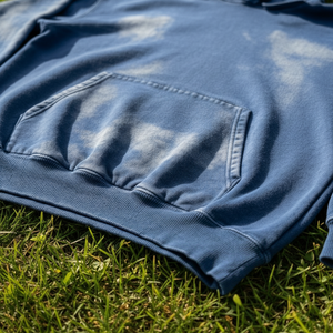 <b>Men</b> Acid Wash Hoodie 100% Cotton Winter Oversize Baggy Casual <b>Pullover</b> - Product Image 3