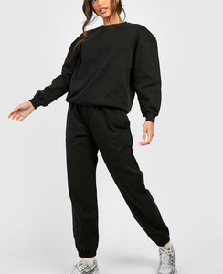 ชุดสเวตเตอร์และกางเกงมีฮู้ดกางเกงแบบมีเชือกรูดสำหรับผู้หญิงพิมพ์ลายแบบกำหนดเองขนาดพลัสไซส์ - Product Image 1