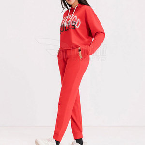 Nuevo diseño profesional mujer impreso chándales venta al por mayor bajo precio algodón impreso chándales - Product Image 2