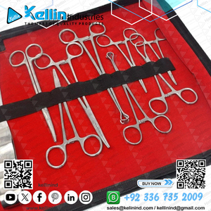 Kit de Instrumentos Quirúrgicos Médicos de Clase I con Certificación CE ISO, 21 Piezas, Fuente de Alimentación Manual Minilap, Acero Inoxidable, 1 Año de Garantía - Product Image 3