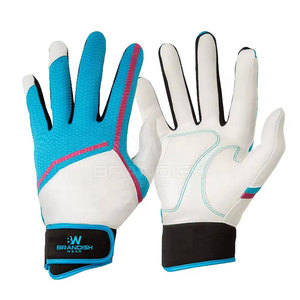 Gants de frappeur de baseball respirants et imperméables Gants de frappeur de baseball à doigt complet en gros à bas prix fabriqués au Pakistan - Product Image 1