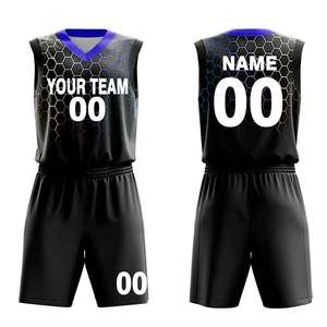 Uniforme de basket-ball personnalisé de bonne qualité bon marché matériau en maille vierge réversible séchage rapide vente en gros maillot de basket-ball pour jeunes - Product Image 4