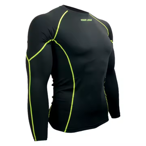 Rashguard de manga larga para hombre de la mejor calidad, liso, MMA, sublimación impresa, Fitness de invierno, OEM Rush Guard, deportes de alta calidad - Product Image 6