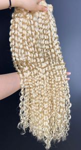 Extension de trame de cheveux vierges indiens soyeux, cheveux bouclés étirés avec vague d'eau brillante, vague profonde, styles de cheveux bruts de Temple - Product Image 6