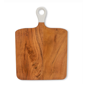 Tabla de Cortar Redonda de Madera de Acacia Ecológica de Alta Calidad con Mango de Madera, Logotipo Personalizable, Venta al por Mayor desde Vietnam, MOQ 100 Piezas - Product Image 6