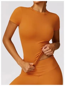 Camiseta de Tirantes Personalizada al por Mayor, de Verano, Estampada, Ajustada, de Algodón, de Manga Corta, Informal, para Mujer - Product Image 4