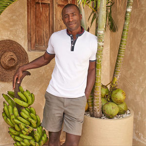 Camiseta Unisex Casual Ultifresh, Elegante, de Doble Punto Piqué, Cuello Redondo, Color Sólido, Ecológica, Lavada, de Peso Pesado - Product Image 3