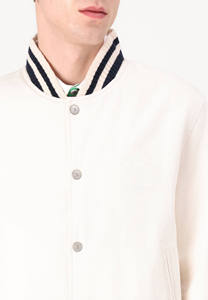 Logo personnalisé brodé hommes Letterman Varsity veste dernière conception côtelé support avant collège Baseball Bomber veste d'hiver - Product Image 3